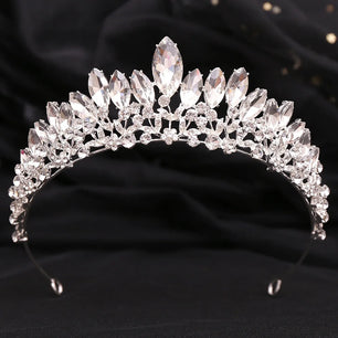 Women's Zinc Alloy Plant Pattern Tiaras Bridal Classic Crown