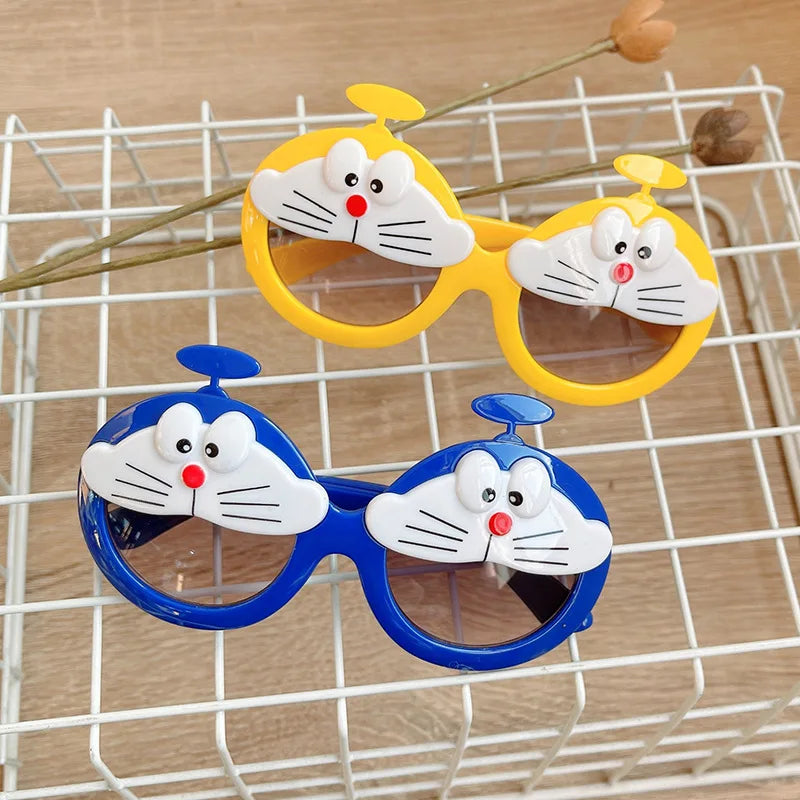 Kid's Resin Frame Acrylic Lens Cartoon Shaped UV400 Sunglasses