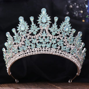 Women's Crystal Zinc Alloy Geometric Pattern Bridal Wedding Crown