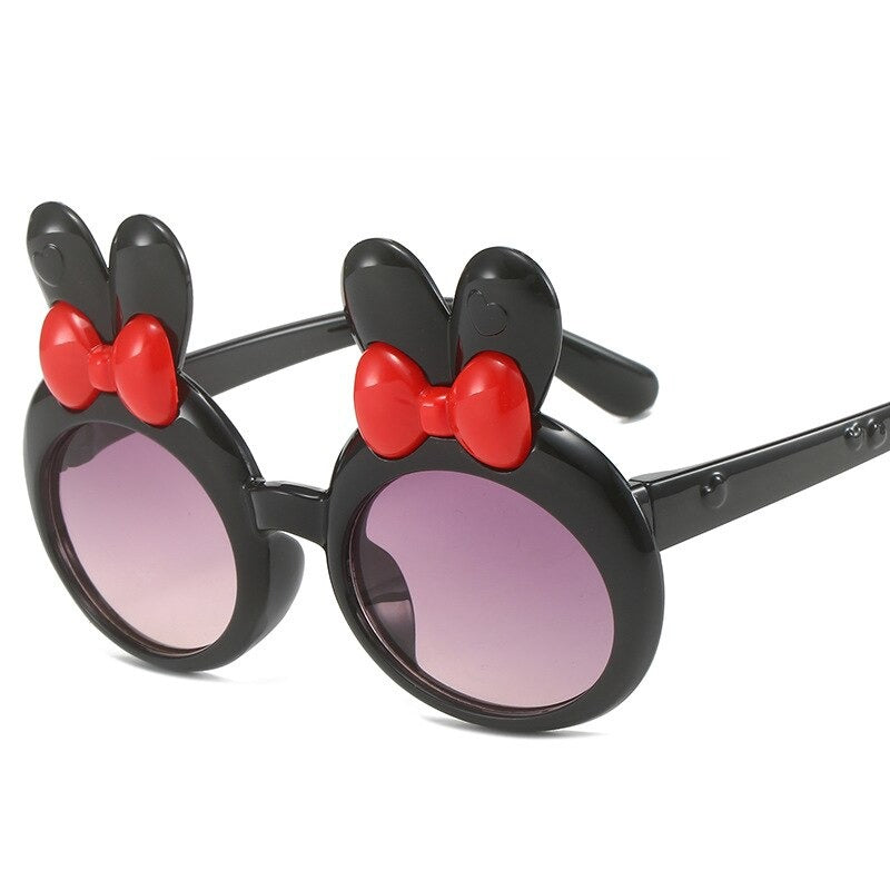 Kid's Polycarbonate Frame UV400 Protection Rabbit Ear Sunglasses