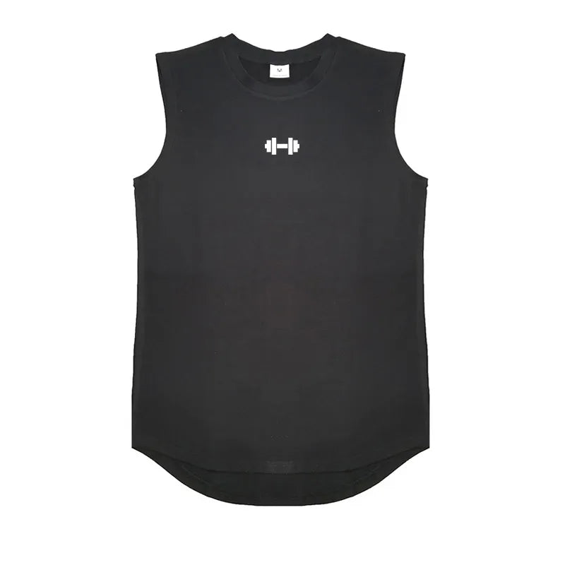 Men's O-Neck Sleeveless Quick Dry Compression Gym Wear Shirt