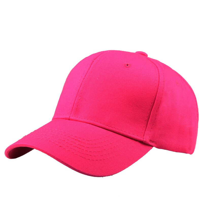 Men's Cotton Adjustable Strap Sun Protection Solid Baseball Cap