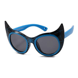 Kid's Acetate Frame Cat Eye Shape Polarized UV400 Sunglasses