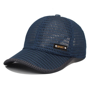 Men's Polyester Adjustable Strap Plaid Pattern Snapback Cap