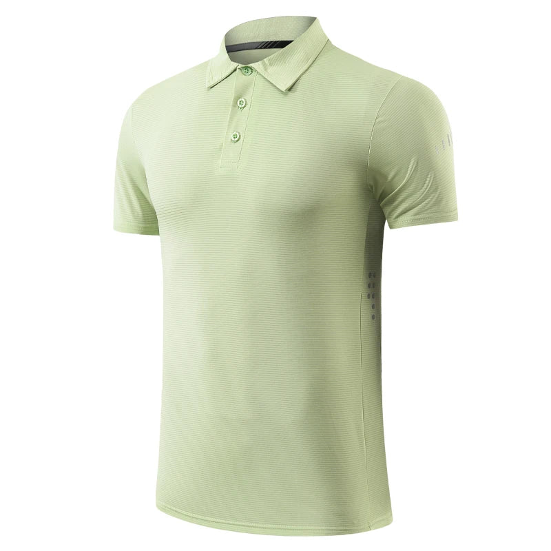 Men's Polyester Short Sleeve Pullover Closure Sportswear T-Shirt