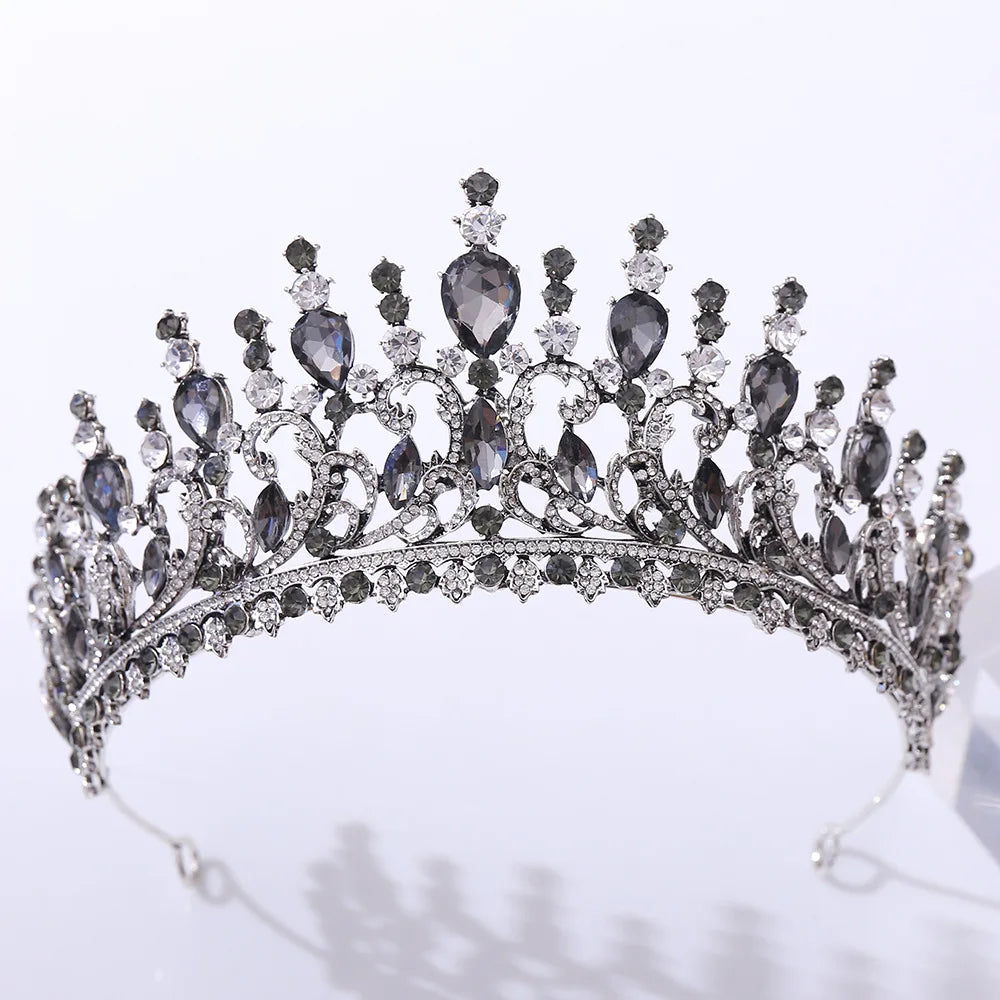 Women's Zinc Alloy Plant Pattern Tiaras Bridal Classic Crown