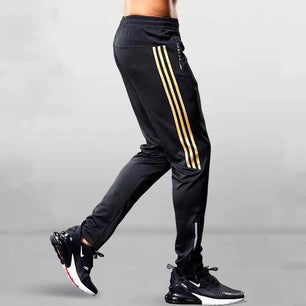 Men's Polyester Drawstring Closure Sweatpants Gymwear Trousers