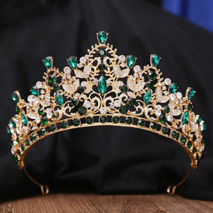 Women's Zinc Alloy Plant Pattern Tiaras Bridal Classic Crown