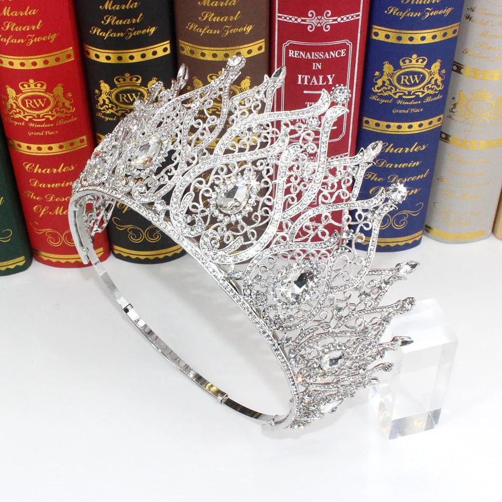 Women's Zinc Alloy Plant Pattern Tiaras Bridal Classic Crown