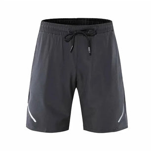 Men's Polyester Quick-Dry Solid Pattern Running Sport Shorts