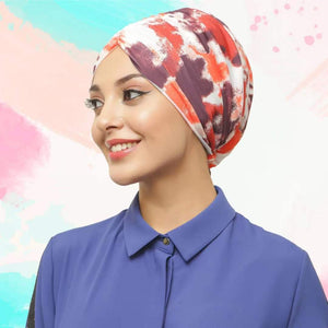 Women's Arabian Acetate Quick-Dry Head Wrap Casual Turban Hijabs