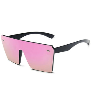 Women's Plastic Frame Acrylic Lens Square Shaped UV400 Sunglasses