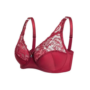 Women's Polyester Non-Convertible Straps Back Closure Push Up Bra