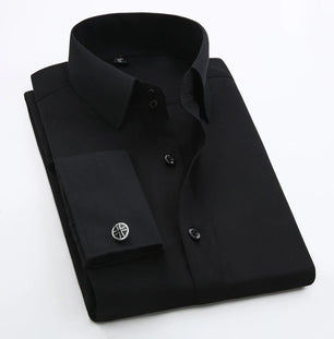 Men's Cotton Turn-Down Collar Full Sleeve Single Breasted Shirt