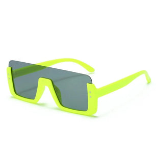 Kid's Polycarbonate Frame Acrylic Lens Polarized Square Sunglasses