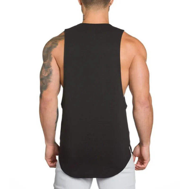 Men's O-Neck Sleeveless Quick Dry Compression Gym Wear Shirt