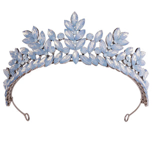 Women's Zinc Alloy Plant Pattern Tiaras Bridal Classic Crown