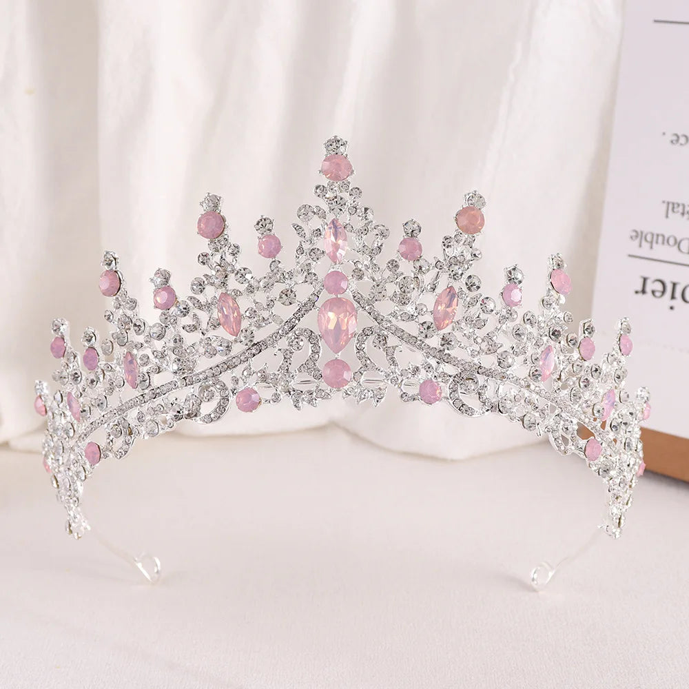 Women's Zinc Alloy Geometric Pattern Tiaras Bridal Wedding Crown