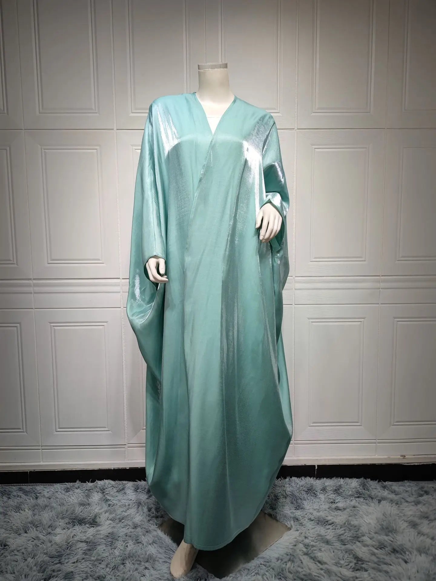 Women's Arabian Polyester Full Sleeve Solid Pattern Casual Abaya