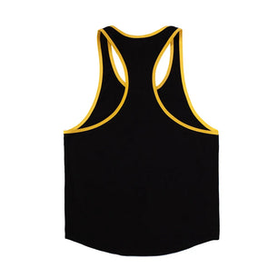 Men's Cotton Sleeveless Pullover Closure Sportswear T-Shirt