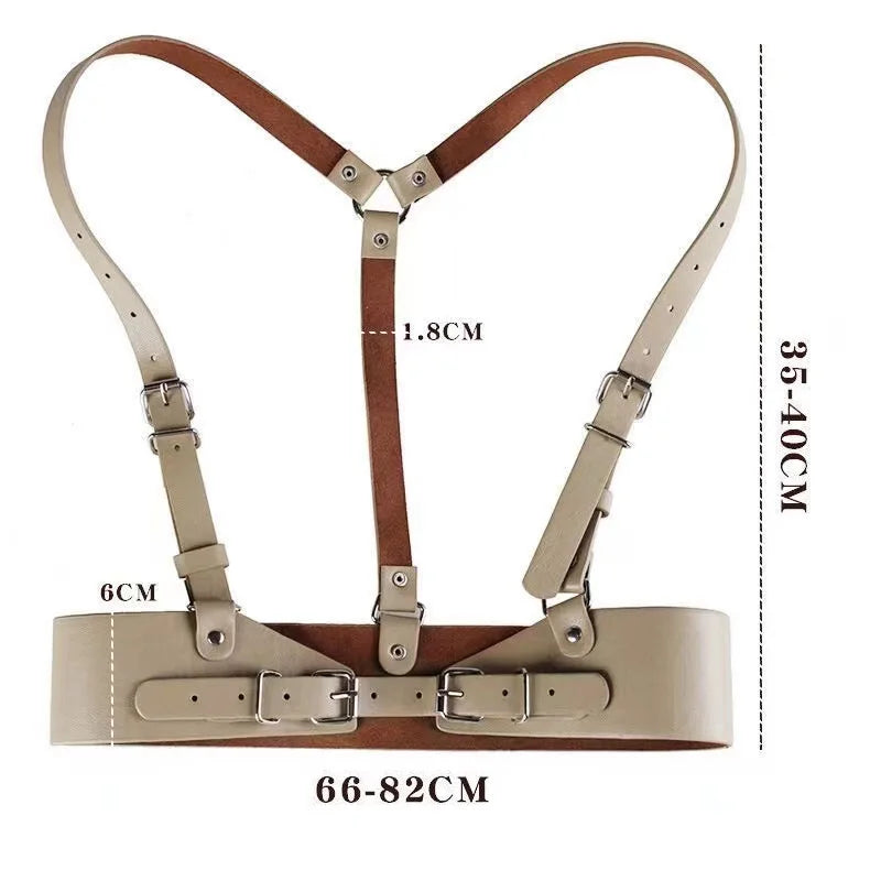 Women's PU Leather Adjustable Strap Pin Buckle Closure Solid Belts