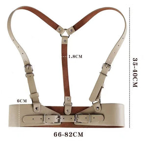 Women's PU Leather Adjustable Strap Pin Buckle Closure Solid Belts