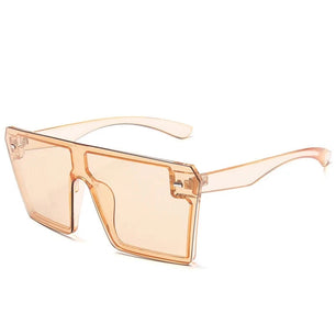 Women's Plastic Frame Acrylic Lens Square Shaped UV400 Sunglasses