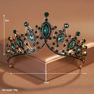 Women's Zinc Alloy Plant Pattern Tiaras Bridal Classic Crown