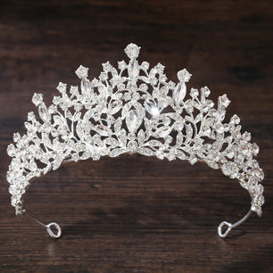 Women's Crystal Zinc Alloy Geometric Pattern Bridal Wedding Crown