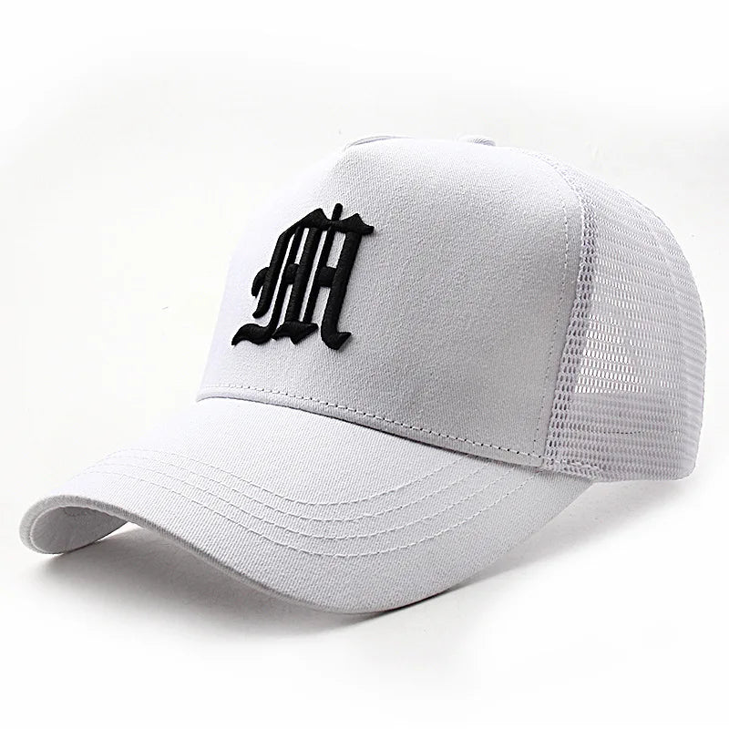 Men's Cotton Adjustable Strap Embroidery Pattern Baseball Caps