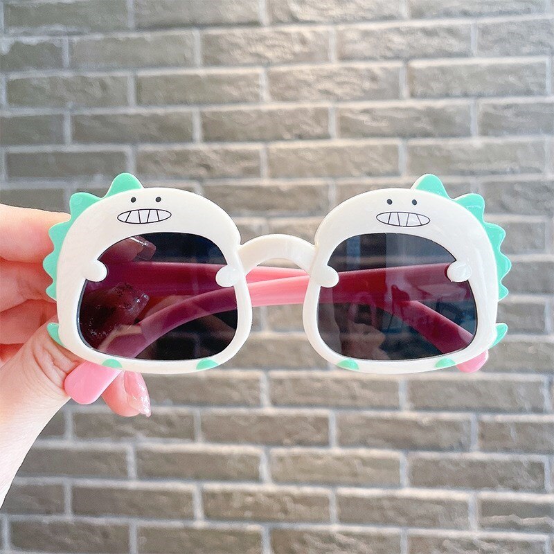 Kid's Polycarbonate Frame Square Shaped UV400 Classic Sunglasses