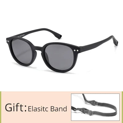 Kid's Acetate Frame Polycarbonate Lens Square Shaped Sunglasses