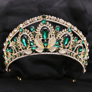 Women's Zinc Alloy Water Drop Pattern Tiaras Bridal Wedding Crown