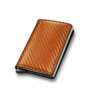 Men's PU Leather Solid Pattern Credit Card Holder Trendy Wallets