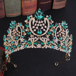 Women's Zinc Alloy Water Drop Pattern Tiaras Bridal Classic Crown