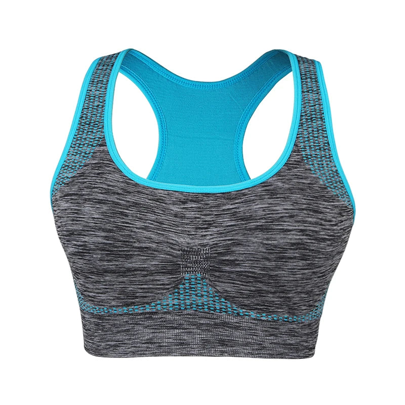 Women's Nylon Square-Neck Sleeveless Fitness Yoga Workout Top