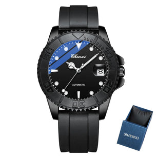 Men's Alloy Case Round Shaped Waterproof Quartz Wrist Watch