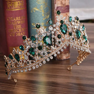 Women's Zinc Alloy Plant Pattern Tiaras Bridal Classic Crown