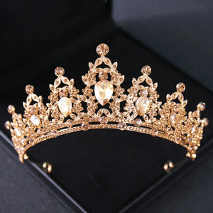 Women's Zinc Alloy Plant Pattern Tiaras Bridal Classic Crown