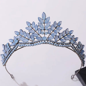 Women's Zinc Alloy Plant Pattern Tiaras Bridal Classic Crown