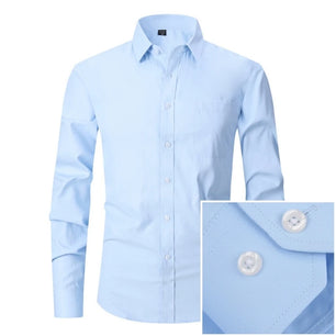 Men's Cotton Turn-Down Collar Full Sleeves Single Breasted Shirt