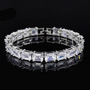 Women's Gold Filled Zircon Geometric Wedding Luxury Bracelet