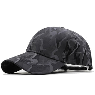 Men's Cotton Adjustable Strap Camouflage Baseball Casual Cap