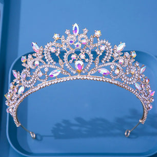 Women's Zinc Alloy Plant Pattern Tiaras Bridal Classic Crown