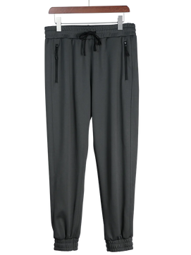 Men's Polyester Drawstring Closure Sweatpants Gymwear Trousers