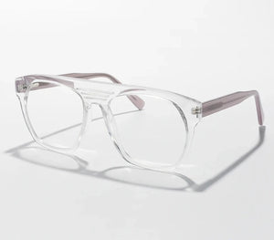 Men's Acetate Frame Full-Rim Square Shaped Trendy Optical Glasses