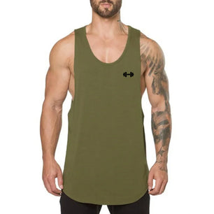 Men's O-Neck Sleeveless Quick Dry Compression Gym Wear Shirt