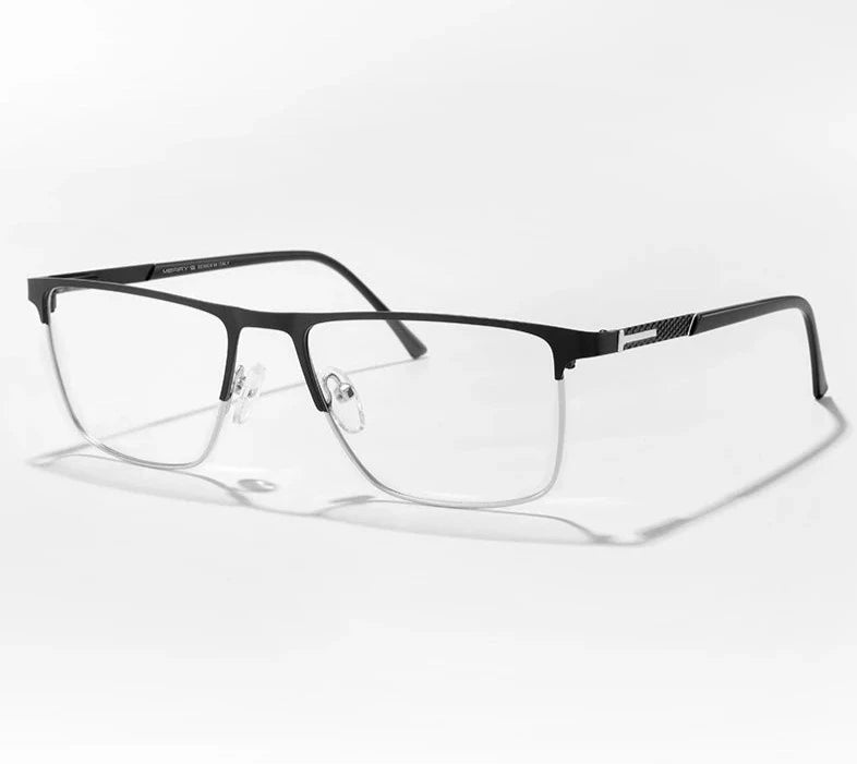 Men's Alloy Frame Full-Rim Square Shaped Trendy Optical Glasses