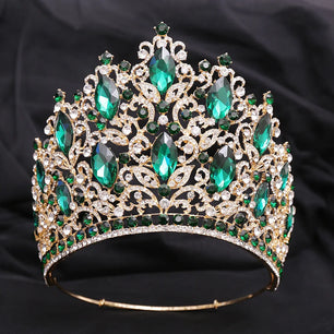 Women's Zinc Alloy Plant Pattern Tiaras Bridal Classic Crown