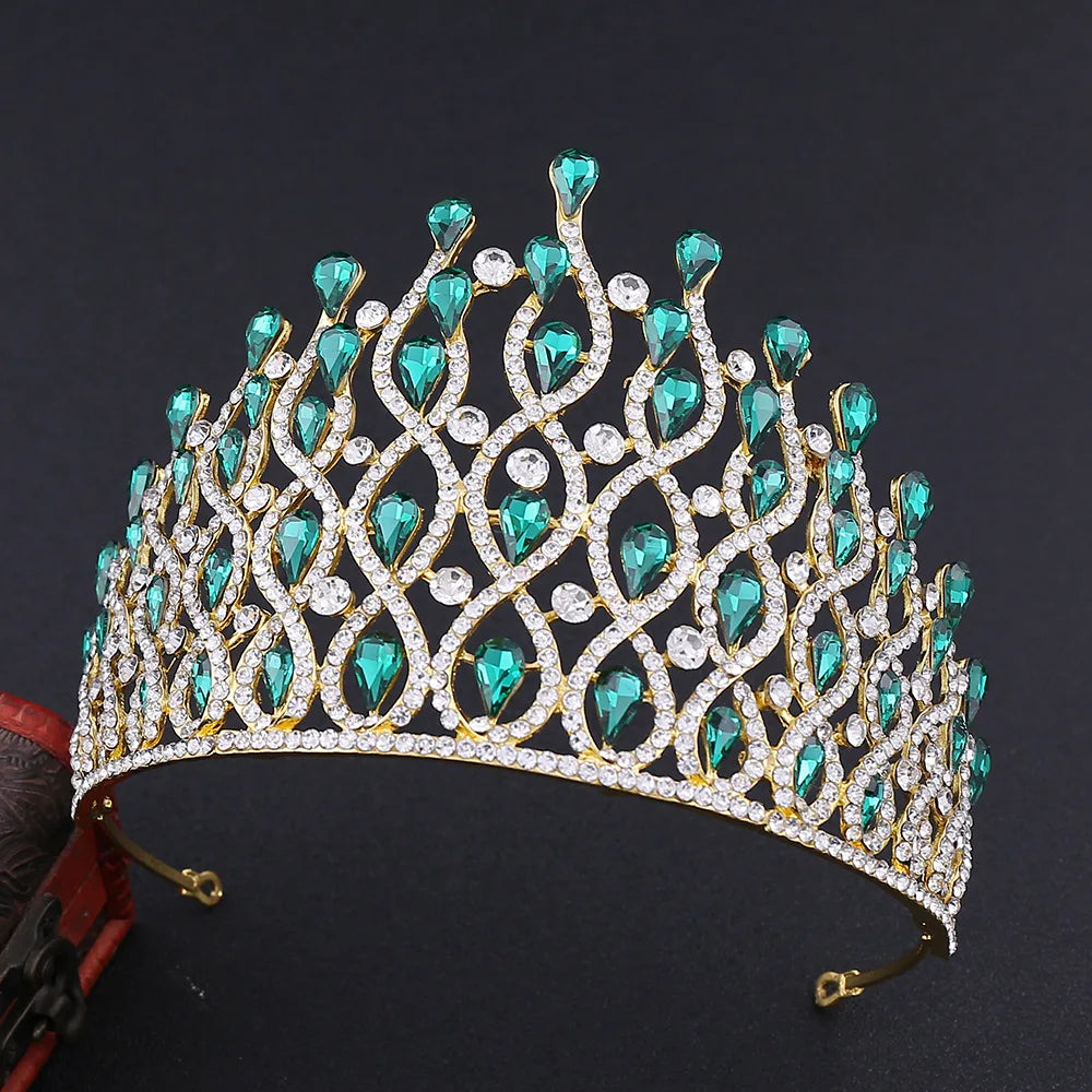 Women's Zinc Alloy Plant Pattern Tiaras Bridal Classic Crown